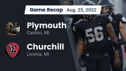 Recap: Plymouth  vs. Churchill  2022