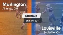 Matchup: Marlington vs. Louisville  2016