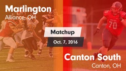 Matchup: Marlington vs. Canton South  2016