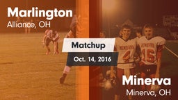 Matchup: Marlington vs. Minerva  2016