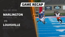 Recap: Marlington  vs. Louisville  2016