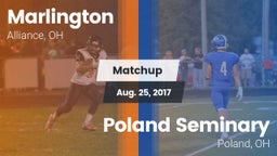 Matchup: Marlington vs. Poland Seminary  2017