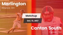 Matchup: Marlington vs. Canton South  2017