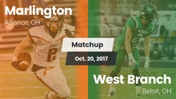 Matchup: Marlington vs. West Branch  2017