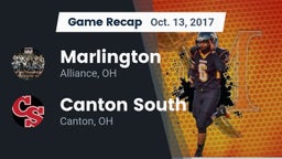 Recap: Marlington  vs. Canton South  2017