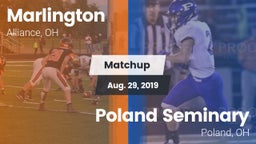 Matchup: Marlington vs. Poland Seminary  2019
