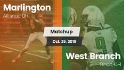 Matchup: Marlington vs. West Branch  2019