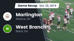 Recap: Marlington  vs. West Branch  2019