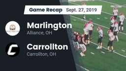 Recap: Marlington  vs. Carrollton  2019