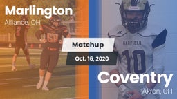 Matchup: Marlington vs. Coventry  2020