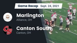 Recap: Marlington  vs. Canton South  2021