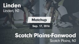 Matchup: Linden vs. Scotch Plains-Fanwood  2016