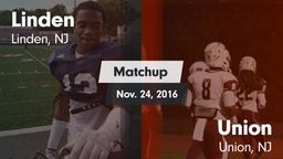 Matchup: Linden vs. Union  2015