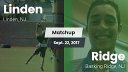 Matchup: Linden vs. Ridge  2017