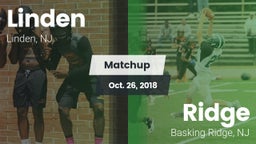 Matchup: Linden vs. Ridge  2018