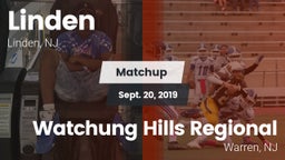 Matchup: Linden vs. Watchung Hills Regional  2019
