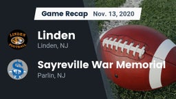 Recap: Linden  vs. Sayreville War Memorial  2020