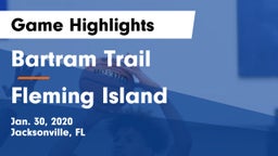 Bartram Trail  vs Fleming Island  Game Highlights - Jan. 30, 2020