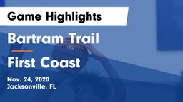 Bartram Trail  vs First Coast  Game Highlights - Nov. 24, 2020