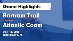 Bartram Trail  vs Atlantic Coast   Game Highlights - Dec. 11, 2020