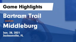 Bartram Trail  vs Middleburg  Game Highlights - Jan. 28, 2021