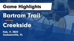 Bartram Trail  vs Creekside  Game Highlights - Feb. 9, 2022