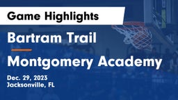 Bartram Trail  vs Montgomery Academy  Game Highlights - Dec. 29, 2023