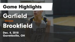 Garfield  vs Brookfield  Game Highlights - Dec. 4, 2018