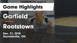 Garfield  vs Rootstown  Game Highlights - Dec. 21, 2018