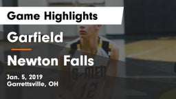 Garfield  vs Newton Falls  Game Highlights - Jan. 5, 2019