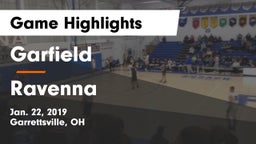 Garfield  vs Ravenna  Game Highlights - Jan. 22, 2019