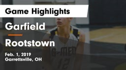 Garfield  vs Rootstown  Game Highlights - Feb. 1, 2019