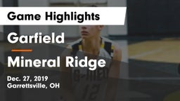 Garfield  vs Mineral Ridge  Game Highlights - Dec. 27, 2019