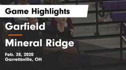 Garfield  vs Mineral Ridge  Game Highlights - Feb. 28, 2020