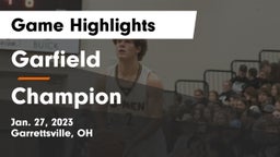 Garfield  vs Champion  Game Highlights - Jan. 27, 2023