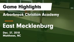 Arborbrook Christian Academy vs East Mecklenburg  Game Highlights - Dec. 27, 2018