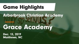 Arborbrook Christian Academy vs Grace Academy Game Highlights - Dec. 13, 2019