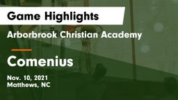 Arborbrook Christian Academy vs Comenius Game Highlights - Nov. 10, 2021