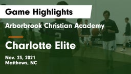 Arborbrook Christian Academy vs Charlotte Elite Game Highlights - Nov. 23, 2021