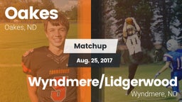 Matchup: Oakes vs. Wyndmere/Lidgerwood  2017