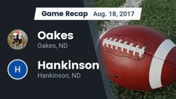 Recap: Oakes  vs. Hankinson  2017
