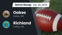 Recap: Oakes  vs. Richland  2018