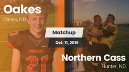 Matchup: Oakes vs. Northern Cass  2019