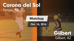 Matchup: Corona del Sol High vs. Gilbert  2016