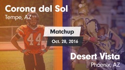 Matchup: Corona del Sol High vs. Desert Vista  2016