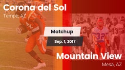 Matchup: Corona del Sol High vs. Mountain View  2017