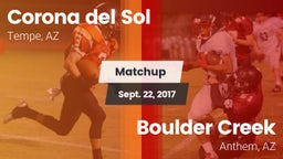 Matchup: Corona del Sol High vs. Boulder Creek  2017