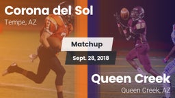 Matchup: Corona del Sol High vs. Queen Creek  2018