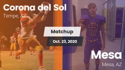 Matchup: Corona del Sol High vs. Mesa  2020