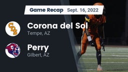 Recap: Corona del Sol  vs. Perry  2022